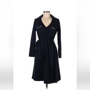 Nacer Mira jersey knit  belted faux wrap dress, size 9AR (med)